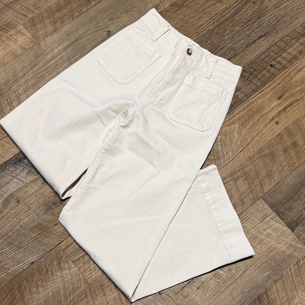 Aqua High-Waist Wide Leg Jean